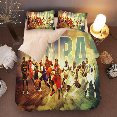 LeBron James Comfortable Bedding Three-Piece Soft and Breathable Duvet Cover - Image 11