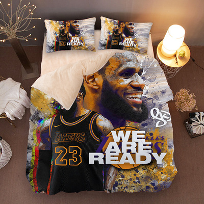 LeBron James Comfortable Bedding Three-Piece Soft and Breathable Duvet Cover - Image 13