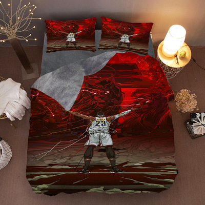 LeBron James Comfortable Bedding Three-Piece Soft and Breathable Duvet Cover - Image 17