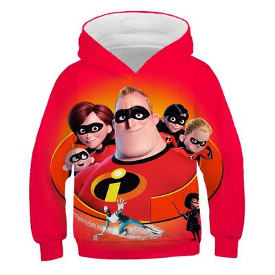 New 3D Print Clothes The Incredibles Hoodie Streetwear Children Game Anime Oversize Pullover Kids Sweatshirt - Image 9