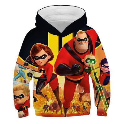 New 3D Print Clothes The Incredibles Hoodie Streetwear Children Game Anime Oversize Pullover Kids Sweatshirt - Image 5