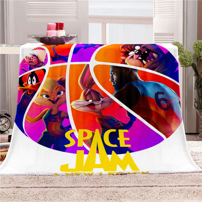 Space Jam: A New Legacy Blankets Printing Soft Nap Blanket On Home/Sofa/Office Portable Travel Cover Blanket