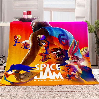 Space Jam: A New Legacy Blankets Printing Soft Nap Blanket On Home/Sofa/Office Portable Travel Cover Blanket - Image 12