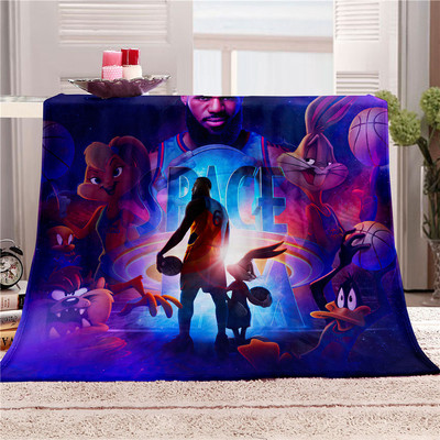 Space Jam: A New Legacy Blankets Printing Soft Nap Blanket On Home/Sofa/Office Portable Travel Cover Blanket - Image 13