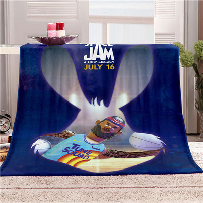 Space Jam: A New Legacy Blankets Printing Soft Nap Blanket On Home/Sofa/Office Portable Travel Cover Blanket - Image 14