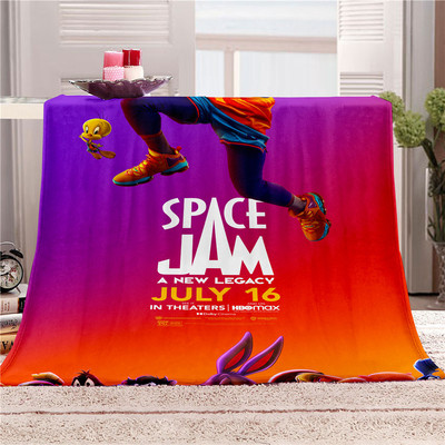 Space Jam: A New Legacy Blankets Printing Soft Nap Blanket On Home/Sofa/Office Portable Travel Cover Blanket - Image 2