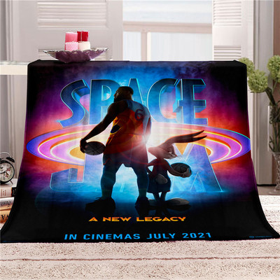 Space Jam: A New Legacy Blankets Printing Soft Nap Blanket On Home/Sofa/Office Portable Travel Cover Blanket - Image 5