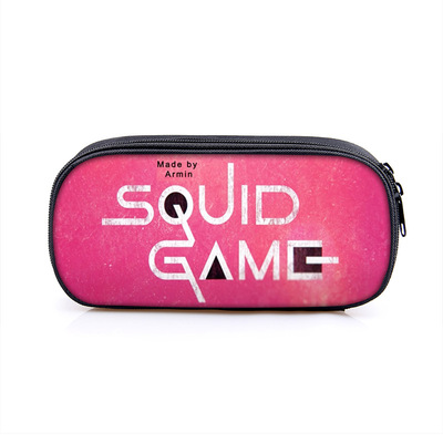 Squid Game Pen Case Student’s Large Capacity Pencil Bag Gift