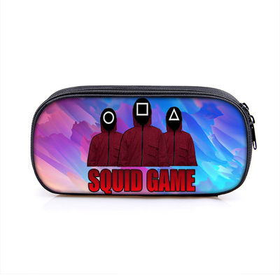 Squid Game Pen Case Student’s Large Capacity Pencil Bag Gift - Image 2