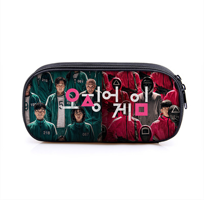Squid Game Pen Case Student’s Large Capacity Pencil Bag Gift - Image 22
