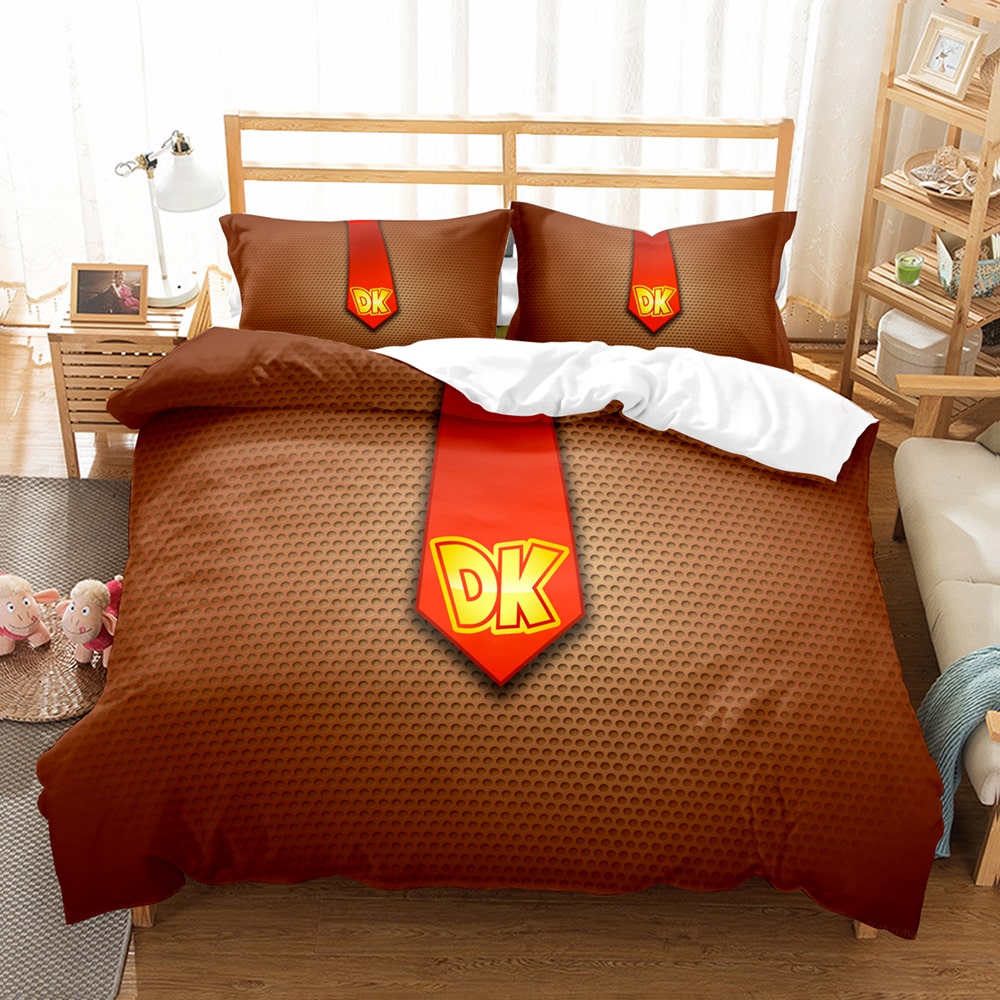 Donkey Kong Comfortable Bedding Three-Piece Soft and Breathable Duvet Cover - Image 14