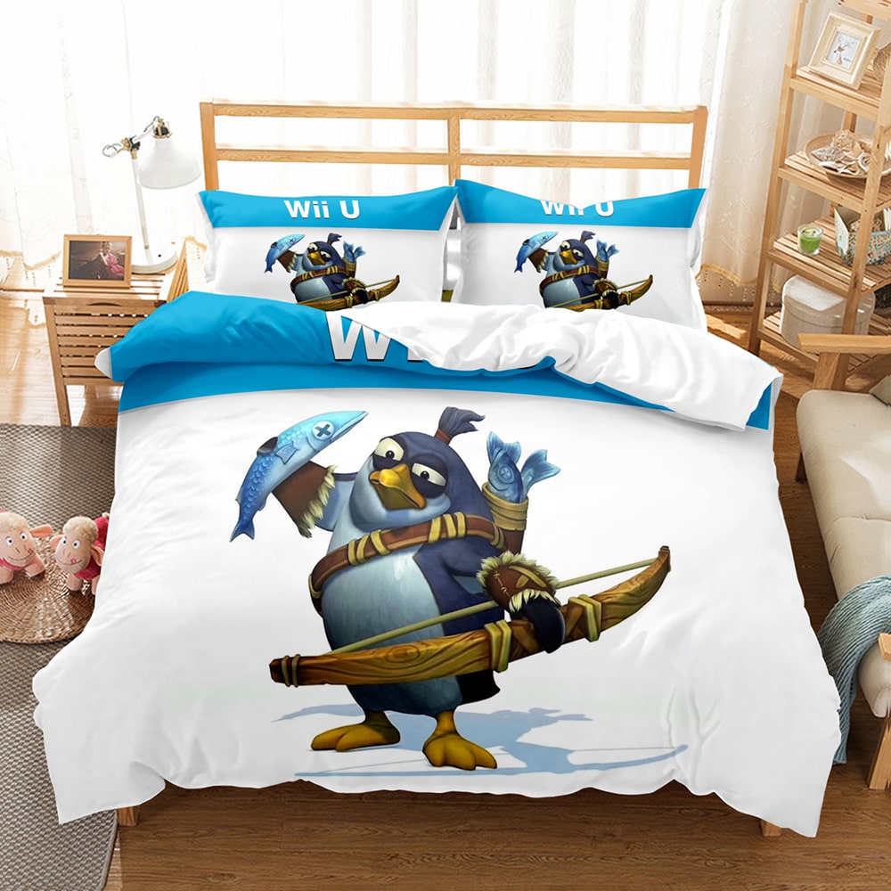 Donkey Kong Comfortable Bedding Three-Piece Soft and Breathable Duvet Cover - Image 21