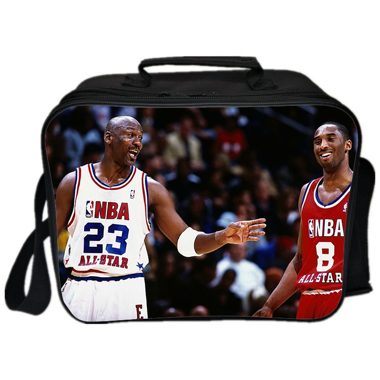 Michael Jordan Cooler Bag Insulation Bag Students School Food Storage Box - Image 13