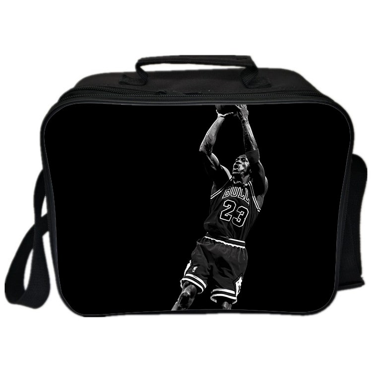 Michael Jordan Cooler Bag Insulation Bag Students School Food Storage Box - Image 3