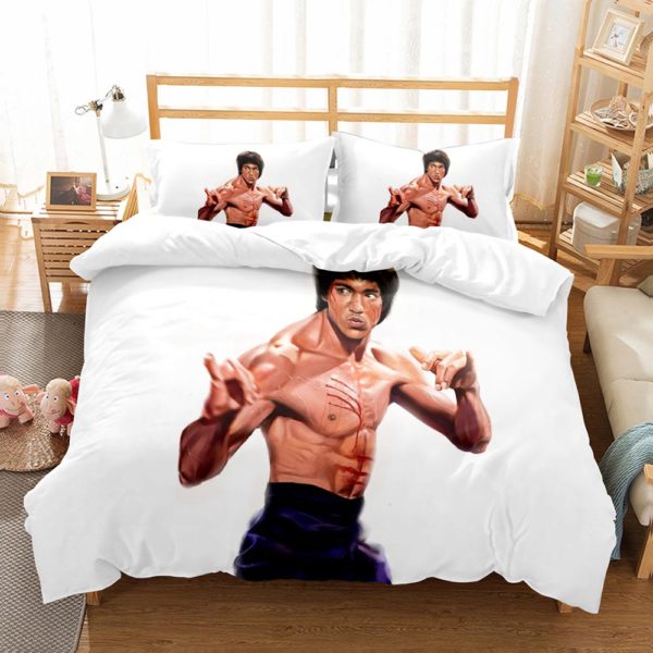 Bruce Lee Comfortable Bedding Three-Piece Soft and Breathable Duvet Cover - Image 8