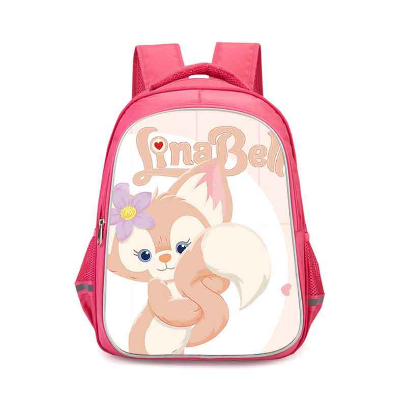 LinaBell double-layer backpack personalized school bag Pink - Image 10