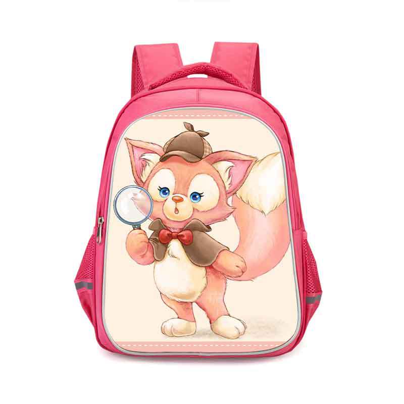 LinaBell double-layer backpack personalized school bag Pink - Image 2