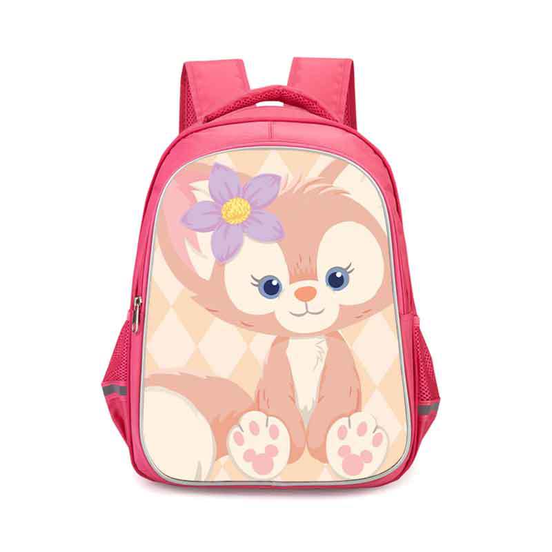 LinaBell double-layer backpack personalized school bag Pink - Image 7