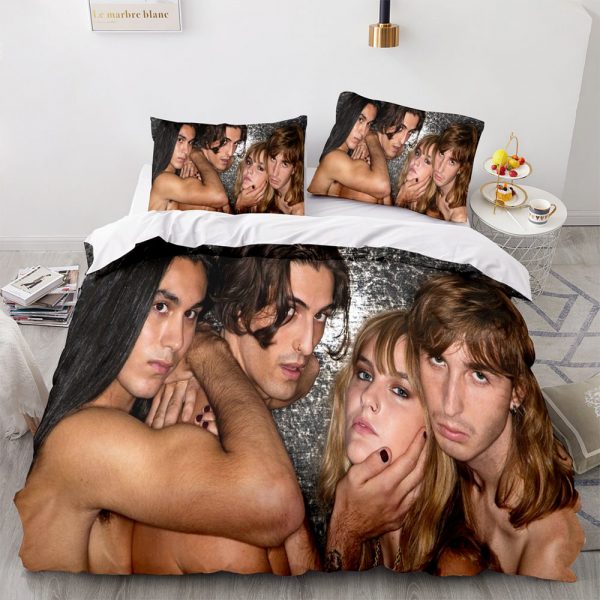 Maneskin Comfortable Bedding Three-Piece Soft and Breathable Duvet Cover