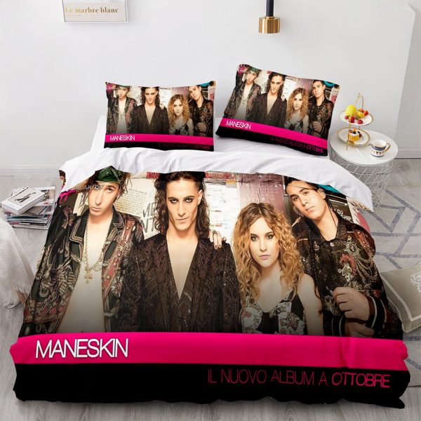 Maneskin Comfortable Bedding Three-Piece Soft and Breathable Duvet Cover - Image 12