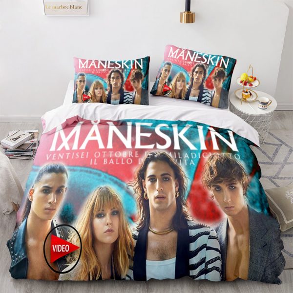 Maneskin Comfortable Bedding Three-Piece Soft and Breathable Duvet Cover - Image 14