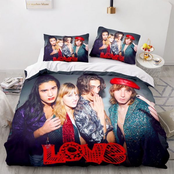 Maneskin Comfortable Bedding Three-Piece Soft and Breathable Duvet Cover - Image 9