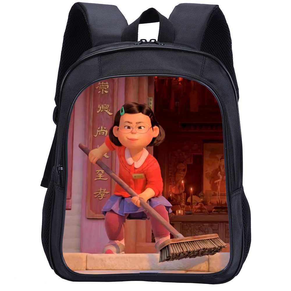 13 Inch Turning Red Children's School Bag Kindergarten Backpack Student Backpack - Image 17