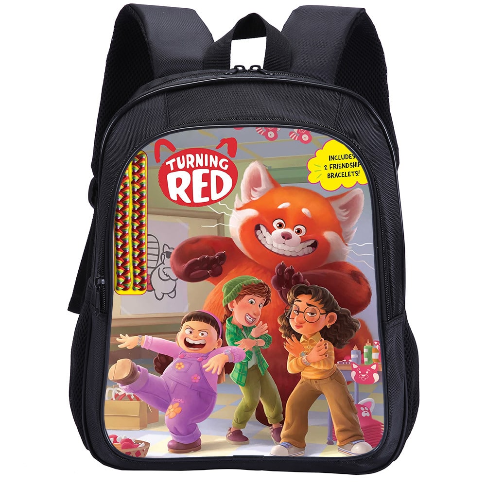 13 Inch Turning Red Children's School Bag Kindergarten Backpack Student Backpack - Image 21