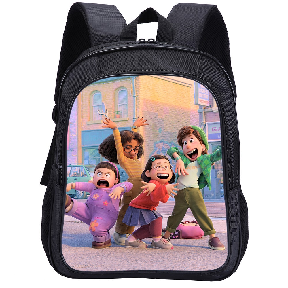 13 Inch Turning Red Children's School Bag Kindergarten Backpack Student Backpack - Image 23