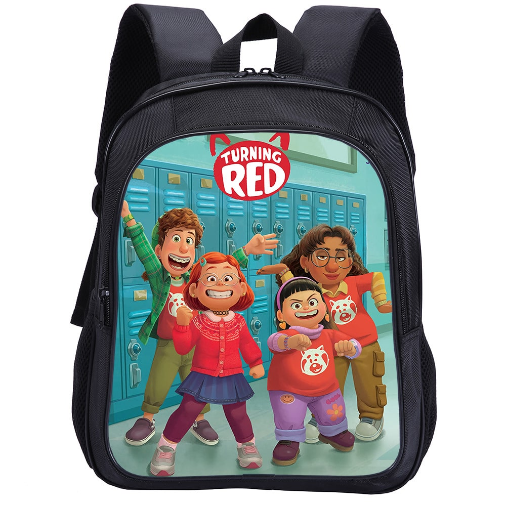 13 Inch Turning Red Children's School Bag Kindergarten Backpack Student Backpack - Image 2