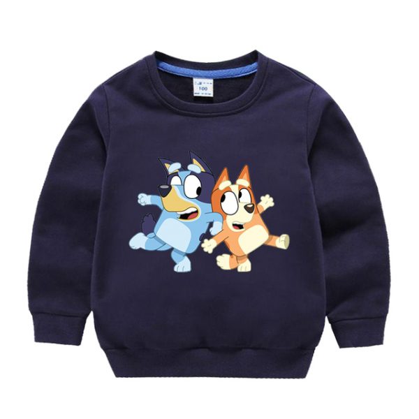Bluey Sweatshirts Boys Hoodies Toddler Fashion Casual Baby Girls Boy Kids Sweatshirt - Image 2