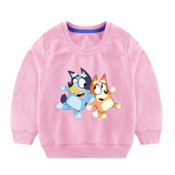 Bluey Sweatshirts Boys Hoodies Toddler Fashion Casual Baby Girls Boy Kids Sweatshirt - Image 3