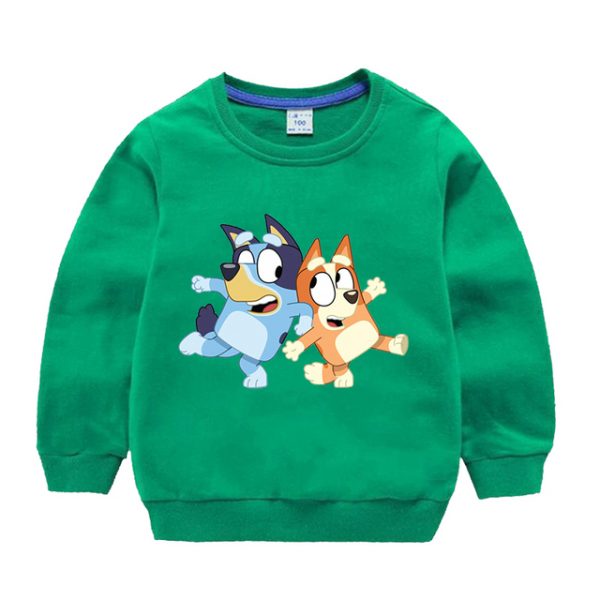 Bluey Sweatshirts Boys Hoodies Toddler Fashion Casual Baby Girls Boy Kids Sweatshirt - Image 4