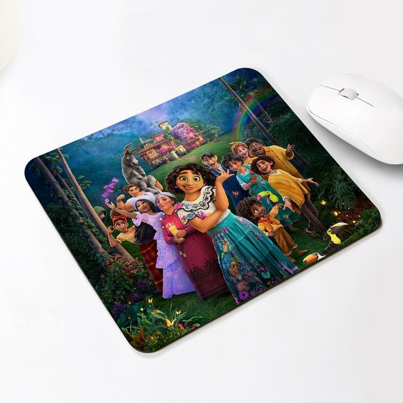 Encanto Pattern Anti-Slip Laptop PC Gaming Mouse Pad - Image 6