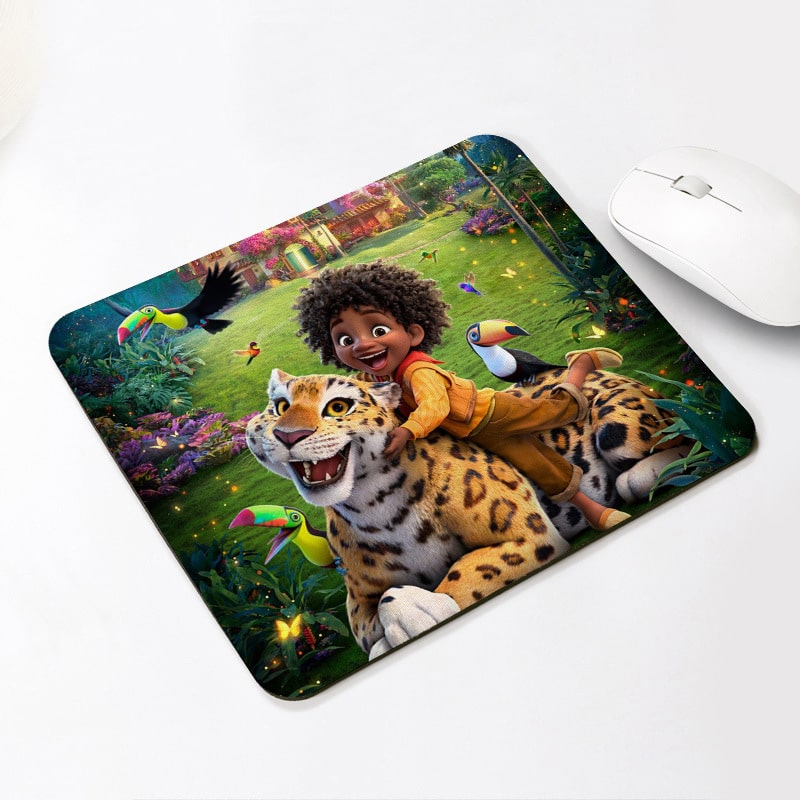 Encanto Pattern Anti-Slip Laptop PC Gaming Mouse Pad - Image 9
