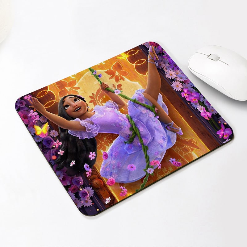 Encanto Pattern Anti-Slip Laptop PC Gaming Mouse Pad - Image 13