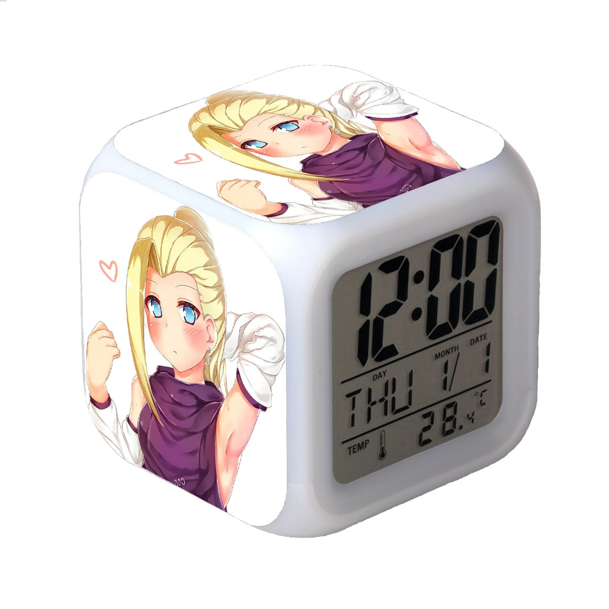 Naruto LED Alarm Clock Luminous Multifunction Watch 7 color Flash Digital Clock selectronic desk clock Gift - Image 28