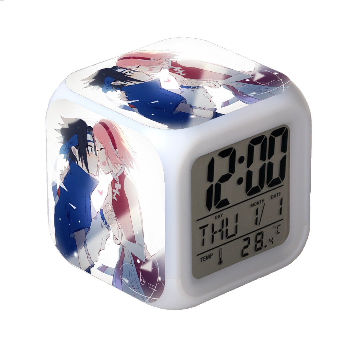 Naruto LED Alarm Clock Luminous Multifunction Watch 7 color Flash Digital Clock selectronic desk clock Gift - Image 10