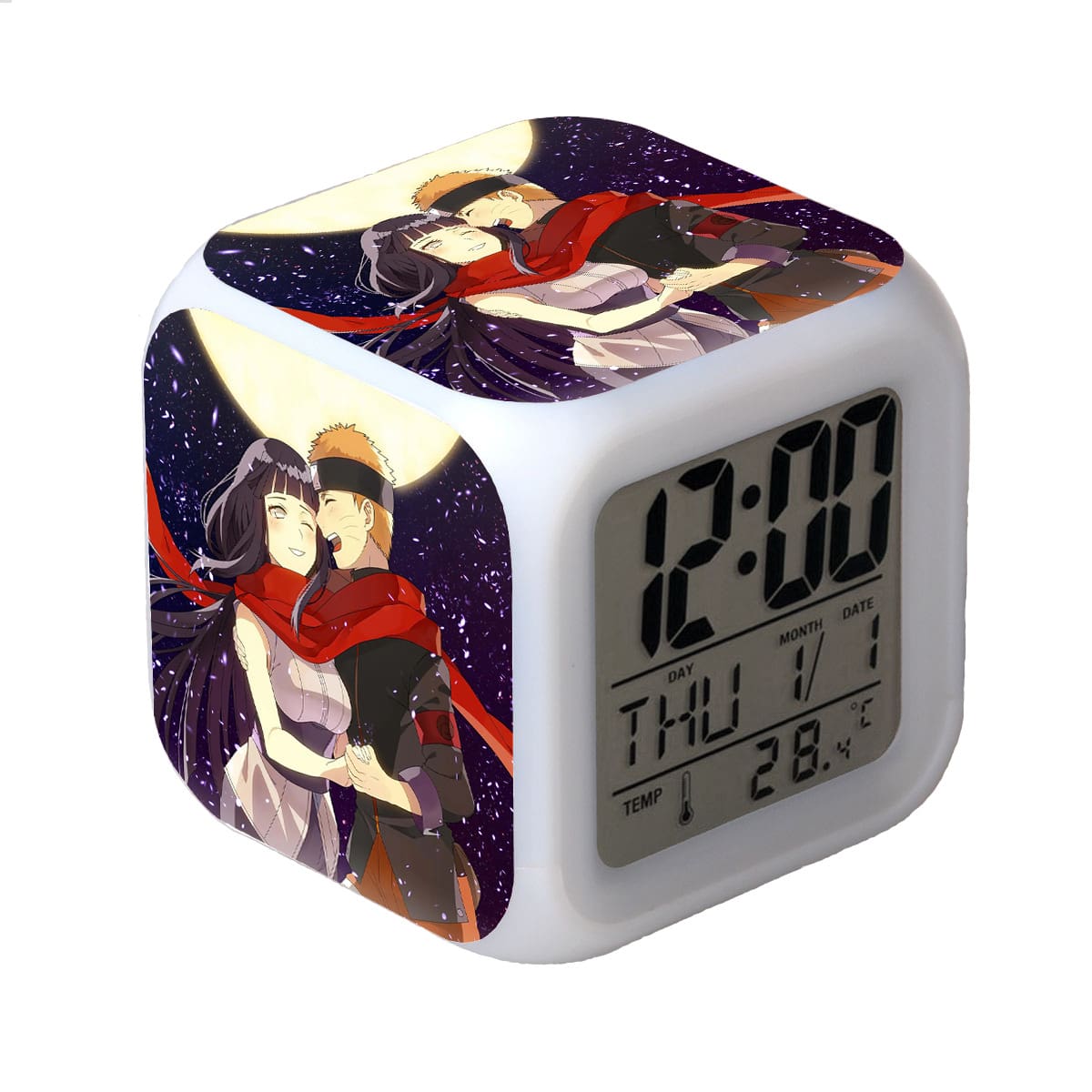 Naruto LED Alarm Clock Luminous Multifunction Watch 7 color Flash Digital Clock selectronic desk clock Gift - Image 11