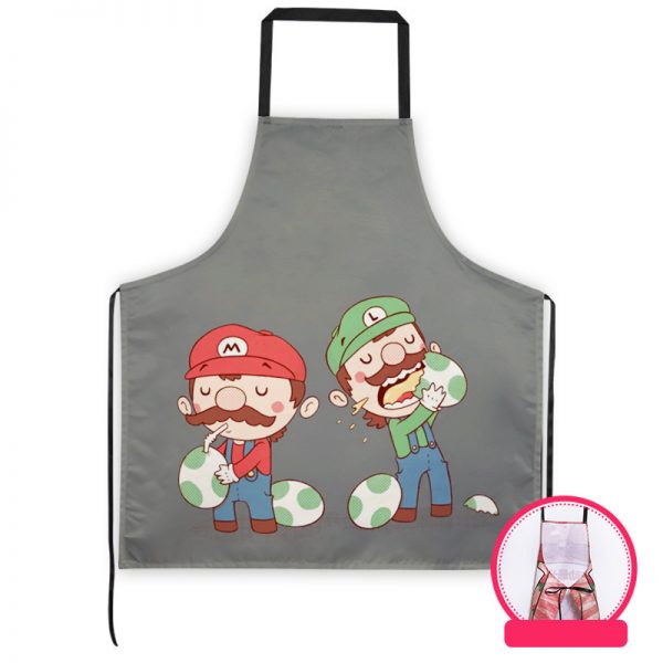 Professional Kitchen Apron-Super Mario-Aprons Comfortable Perfect For Cooking Guide - Image 18