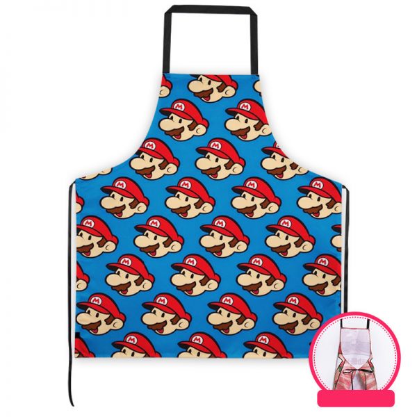 Professional Kitchen Apron-Super Mario-Aprons Comfortable Perfect For Cooking Guide - Image 4