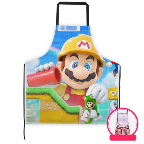Professional Kitchen Apron-Super Mario-Aprons Comfortable Perfect For Cooking Guide - Image 8