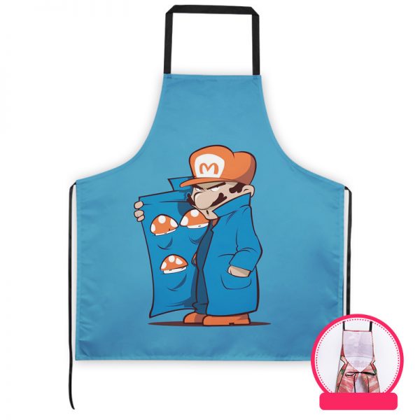 Professional Kitchen Apron-Super Mario-Aprons Comfortable Perfect For Cooking Guide - Image 11
