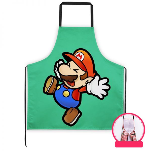 Professional Kitchen Apron-Super Mario-Aprons Comfortable Perfect For Cooking Guide - Image 14