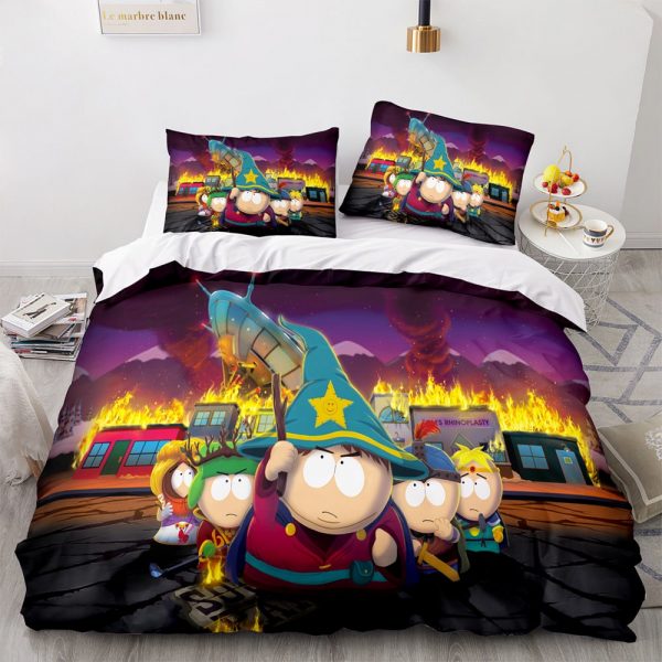 South Park Comfortable Bedding Three-Piece Soft and Breathable Duvet Cover - Image 4