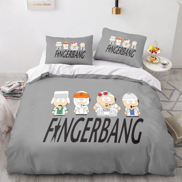 South Park Comfortable Bedding Three-Piece Soft and Breathable Duvet Cover - Image 5
