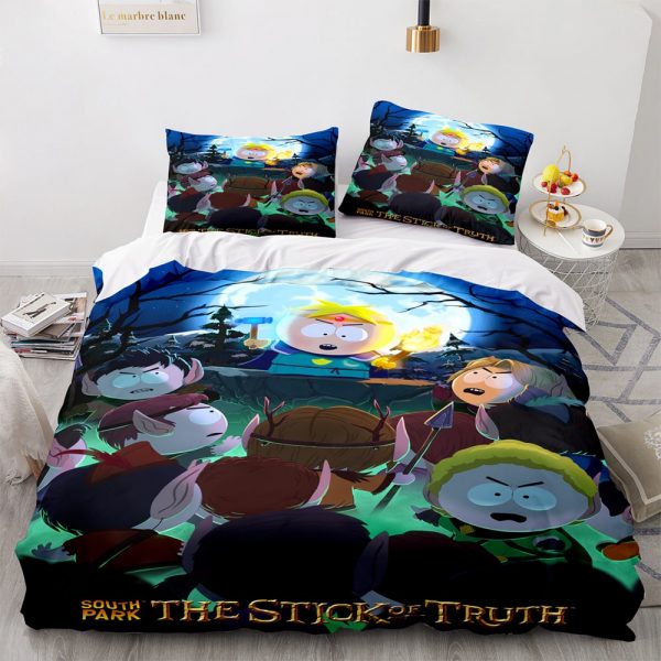 South Park Comfortable Bedding Three-Piece Soft and Breathable Duvet Cover - Image 7