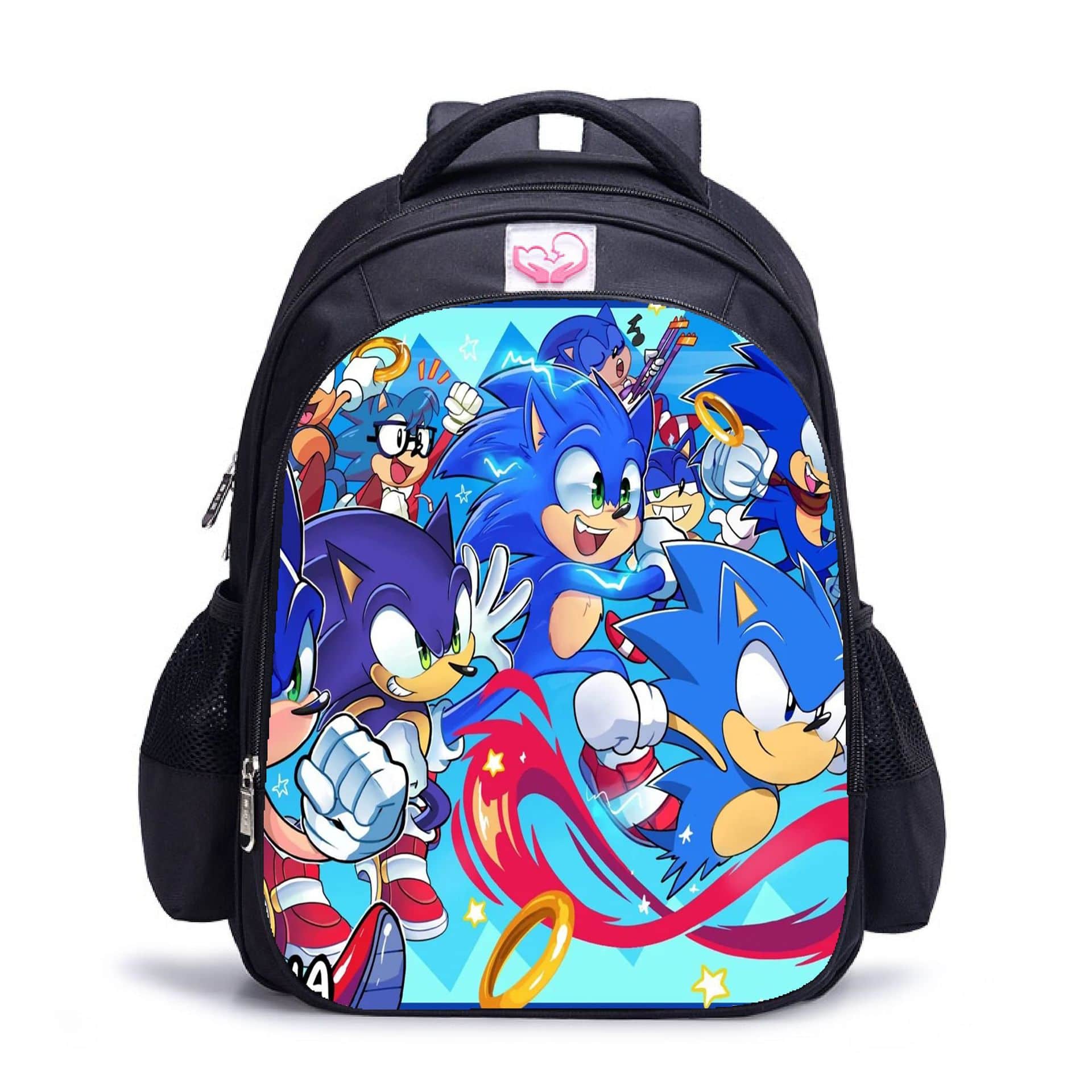 Hedgehog double-layer backpack personalized school bag - Image 2