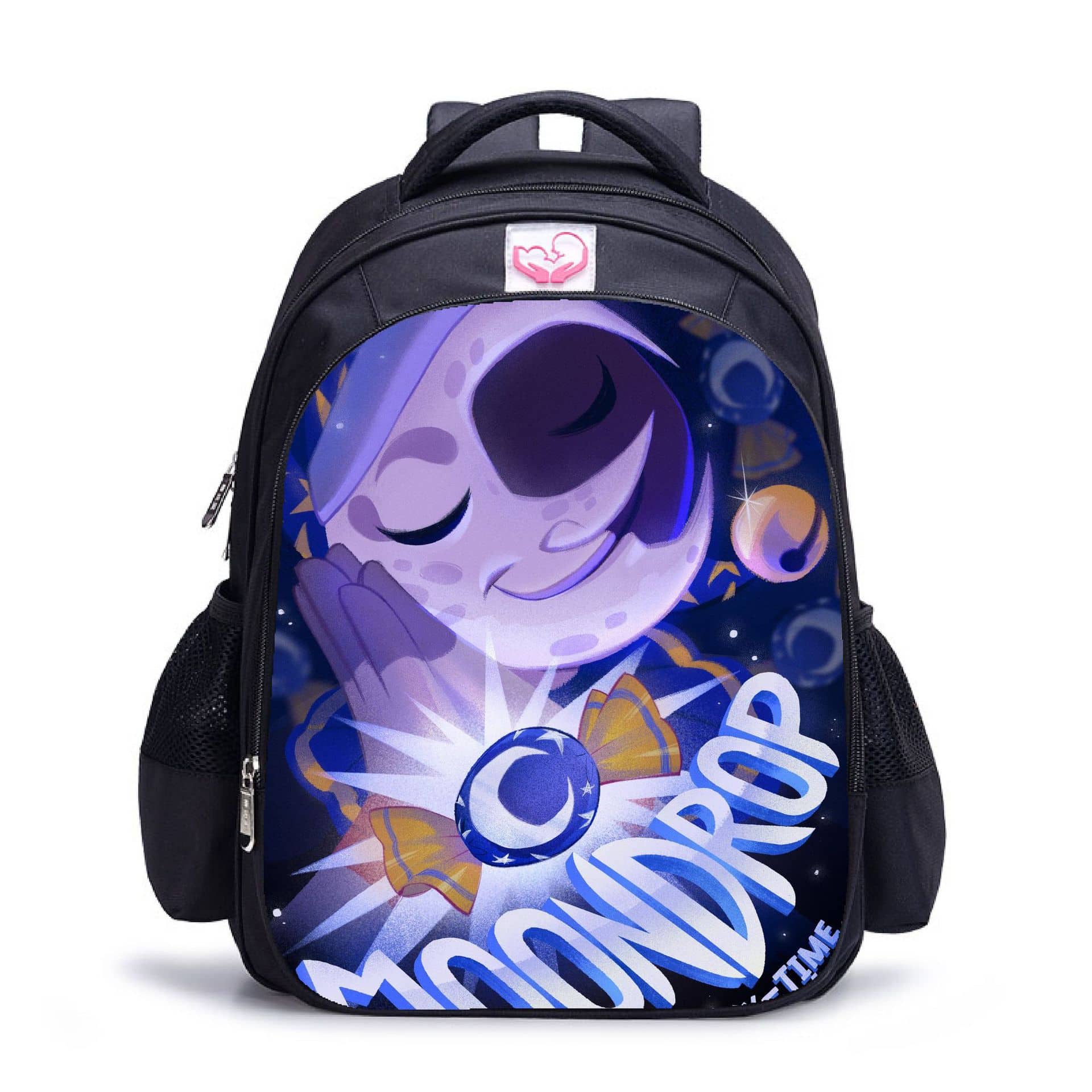 Sundrop and Moondrop double-layer backpack personalized school bag black - Image 19