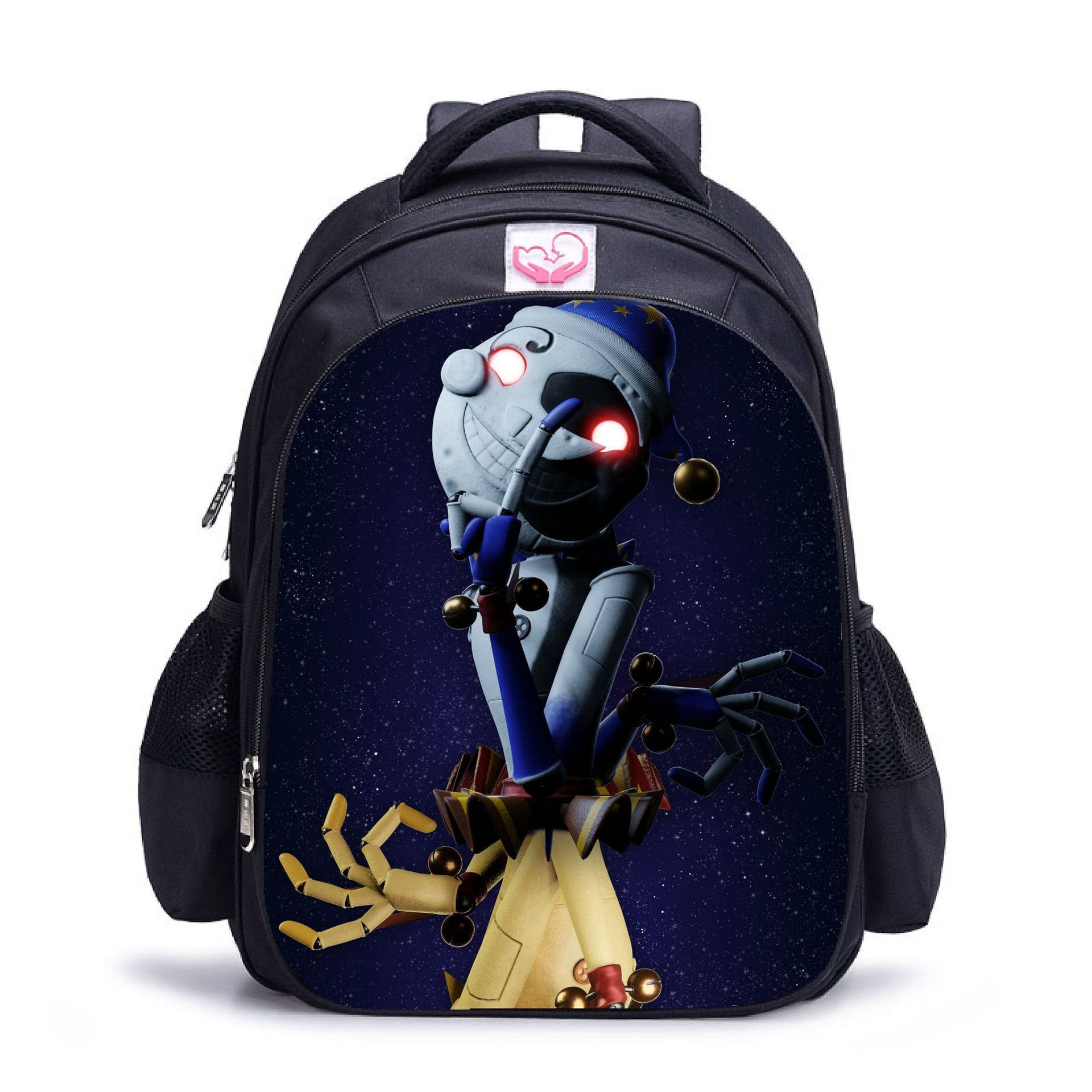 Sundrop and Moondrop double-layer backpack personalized school bag black - Image 22